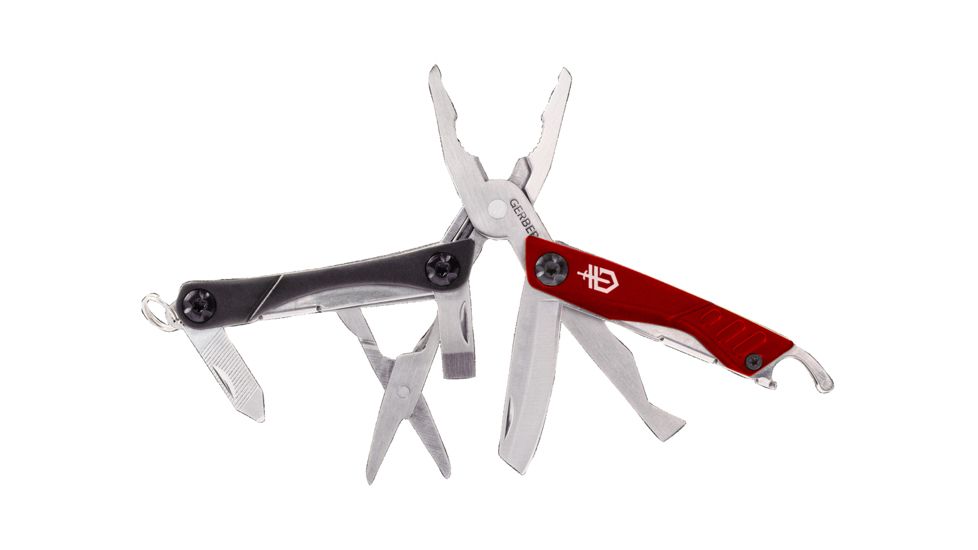 Gerber Dime Micro Tool, Red, Clam 31-001040