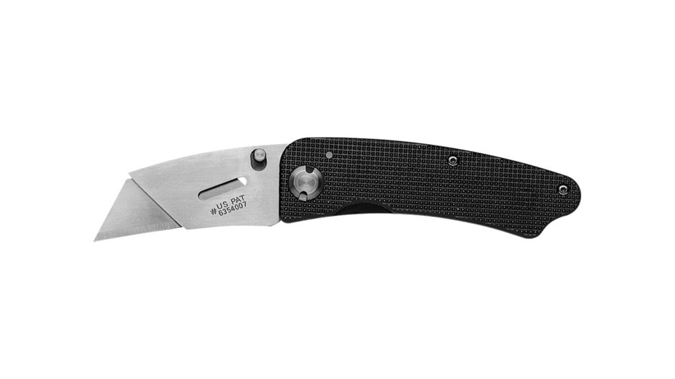 Gerber Edge Folding Clip Knife, Black Aluminum Handle, Clam 31-000666