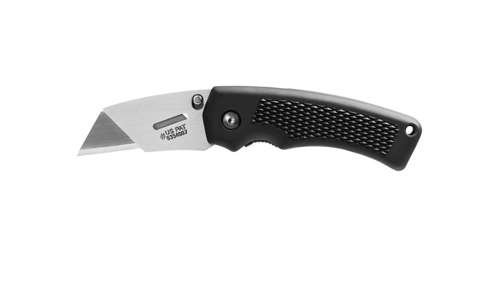 Gerber Edge Folding Clip Knife, Black Rubber Handle, Clam 31-000668