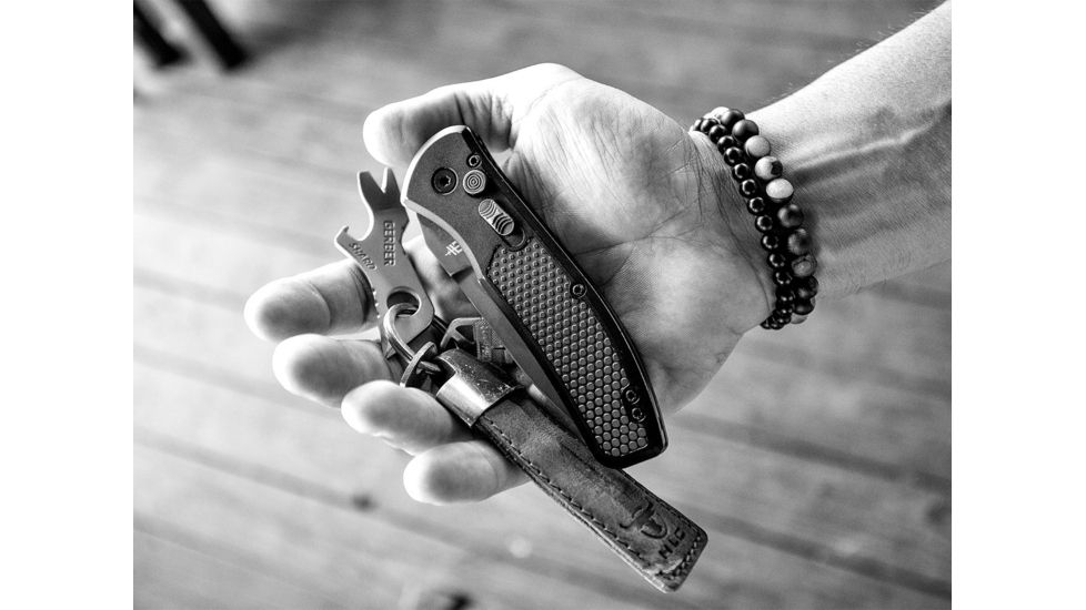 Gerber Empower Automatic Folding Knife, 3.25in, S30V Steel, Black, 30-001321