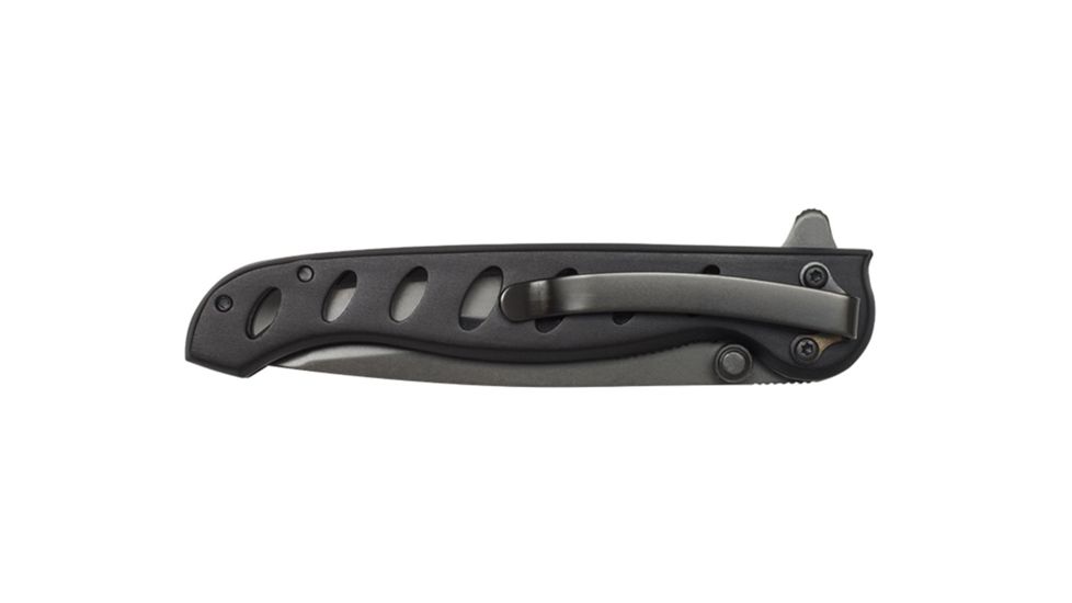 Gerber EVO Mid Tactical Folding Knife 3.12 Inch Tanto Serrated Blade Black Clampacked