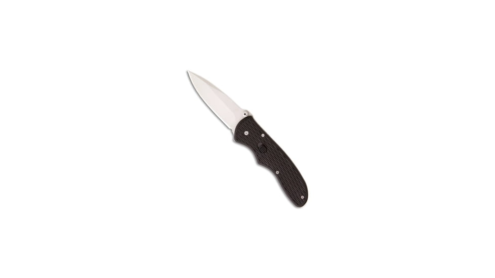Gerber Gerber Fast Draw Spring Knife Spring Assisted 3" Bead Blast Plain 07162 *Disc, Black, Stainless Steel, adult, BHQ-103899