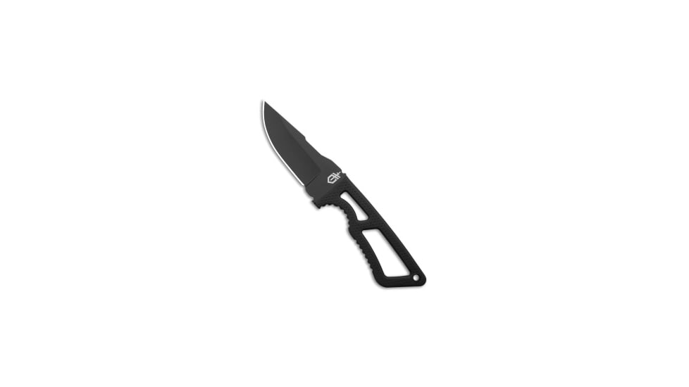 Gerber Gerber Ghostrike Fixed Blade Knife Black 3.25" Black 30-001005, Black, 420HC, adult, BHQ-23922