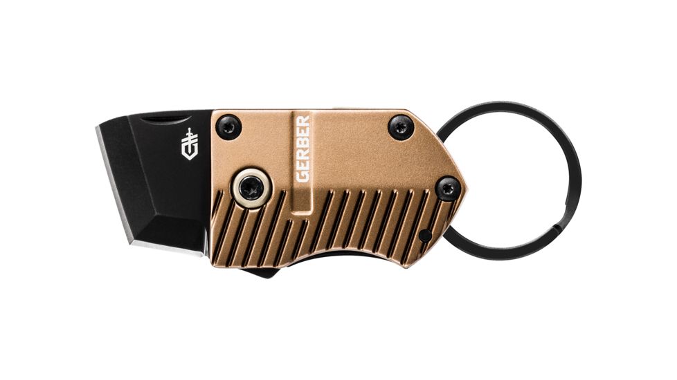 Gerber Key Note Folding Knife, 5CR Steel, Satin Finish, Coyote, 30-001692