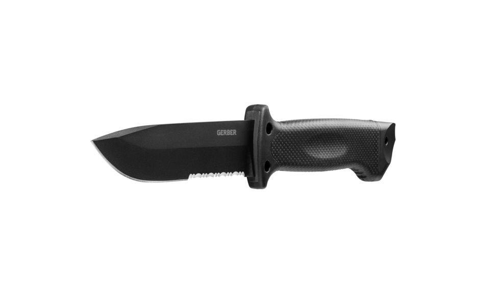 Gerber LMF II Infantry-Black Handle Fixed Blade Knife - Box Pack 22-01629