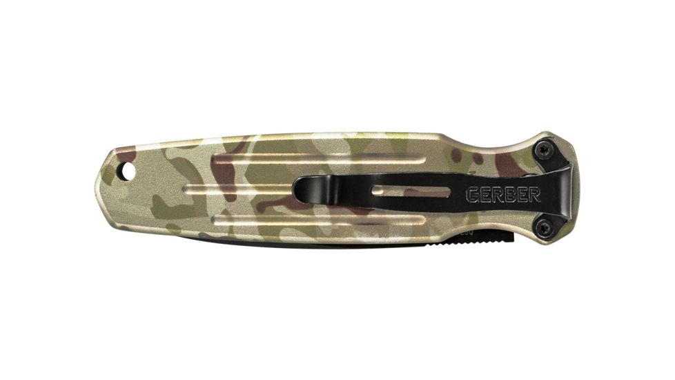 Gerber Mini Covert Auto Automatic Folding Knife, 2.8in, CPM S30V Steel, MultiCam Arid, 30-001620