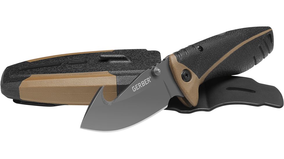 Gerber Myth, Folding Knife, Gut Hook, Sheath 31-001160