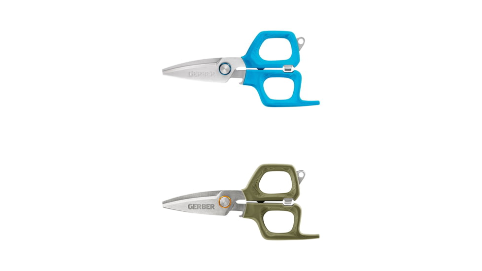 Gerber Neat Freak Fishing Scissors, Cyan, Green
