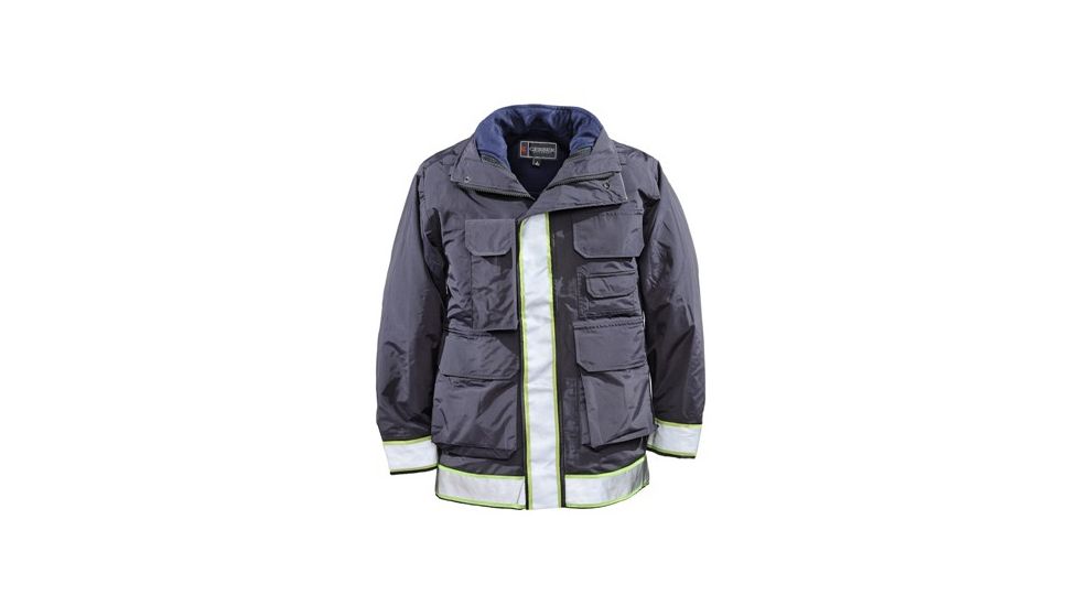 Gerber Outerwear Medix 3-in-1 Parka Silver Trim with Lime Edging, Navy, SR 70M1 SR