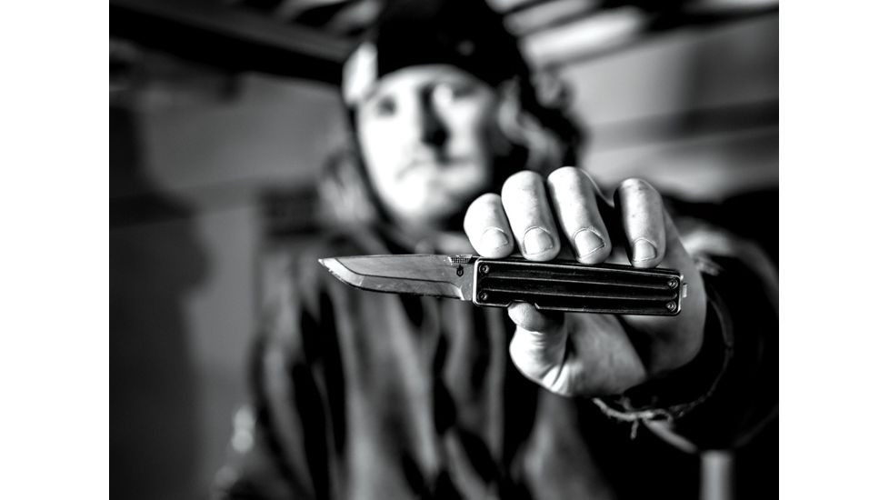 Gerber Pocket Square Knife, Machined Aluminum Handle 30-001363