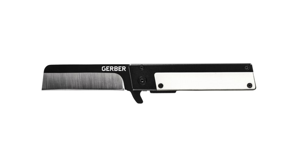 Gerber Quadrant Assisted Opening Folding Knife, 7CR17MOV Steel, White G10, 30-001703