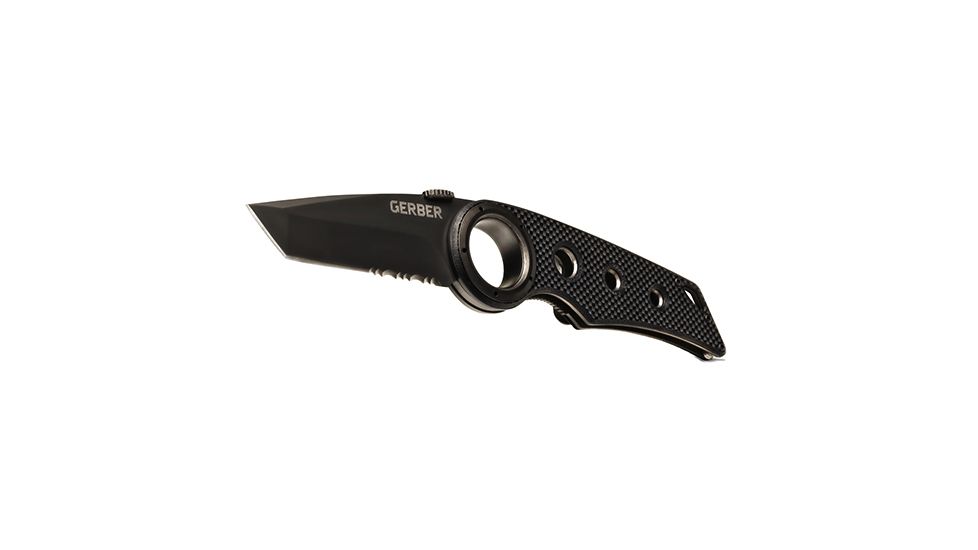 Gerber Remix Knife Tactical Clip Folder, Serrated Edge, 31-001100N