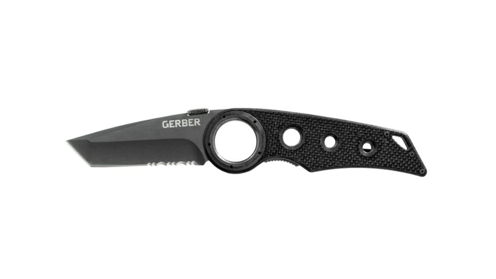 Gerber Remix Tactical 3in Serrated Tanto Folding Blade, Clam Pack, 31-001098