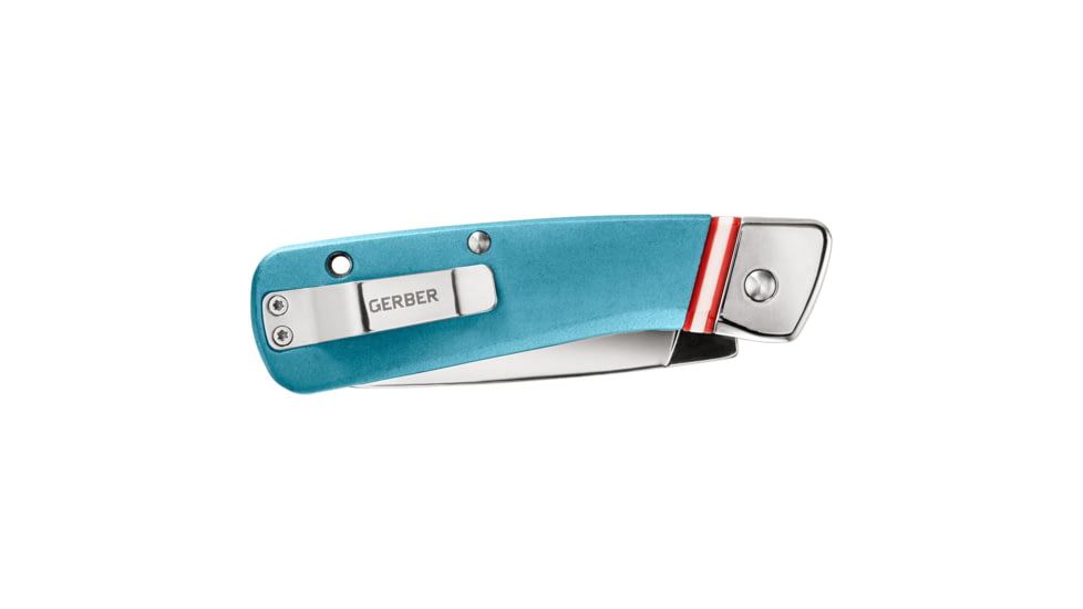 Gerber Straightlace 2.9in Assisted Opening Folding Knife, Blue Handle, Blue, 31-003724