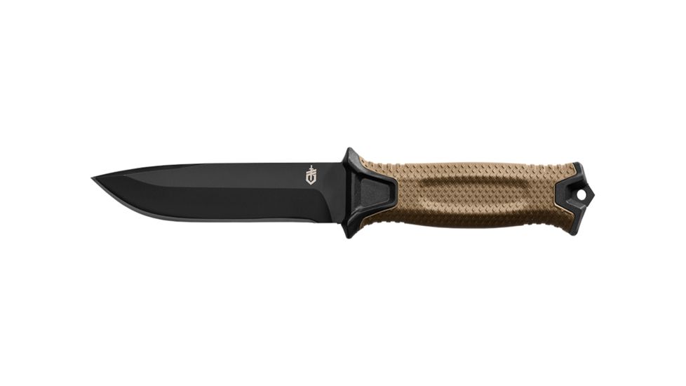 USED Gerber StrongArm Fixed Blade Knife, 420HC Steel, Plain Edge, Coyote Brown Handle, 30-001058, EDEMO1, Condition Fair, Other