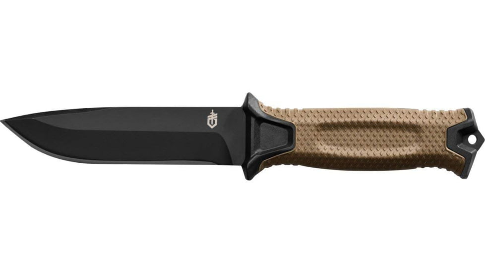 Gerber StrongArm Fixed Blade Knife, Coyote, Fine Edge, Coyote, Clam Shell Package 31-002931