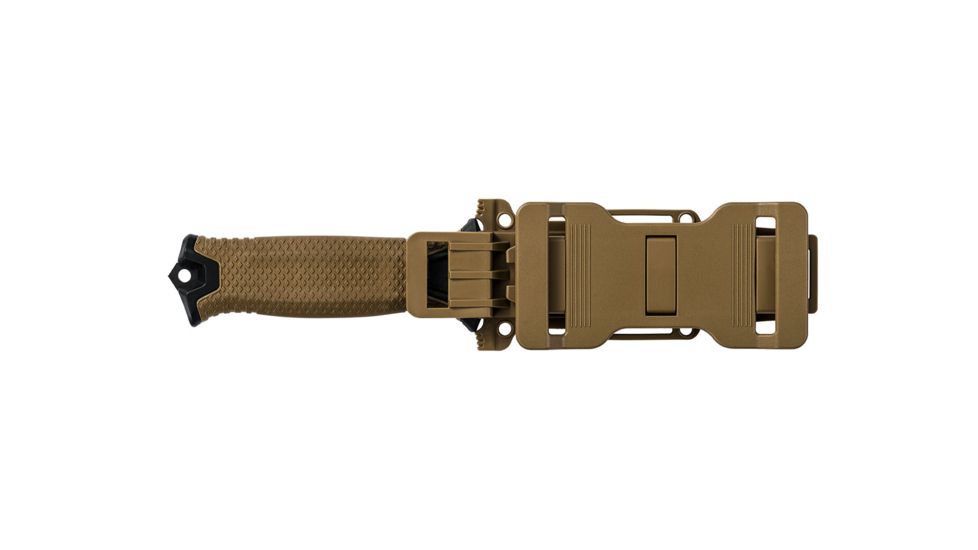 Gerber StrongArm Fixed Blade Knife, Coyote, Serrated, Coyote 30-001059, EDEMO1