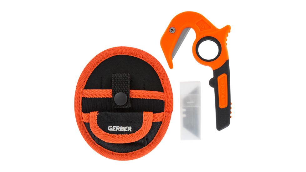 Gerber Vital Zip Knife, Black/Orange Handle GE31-002745