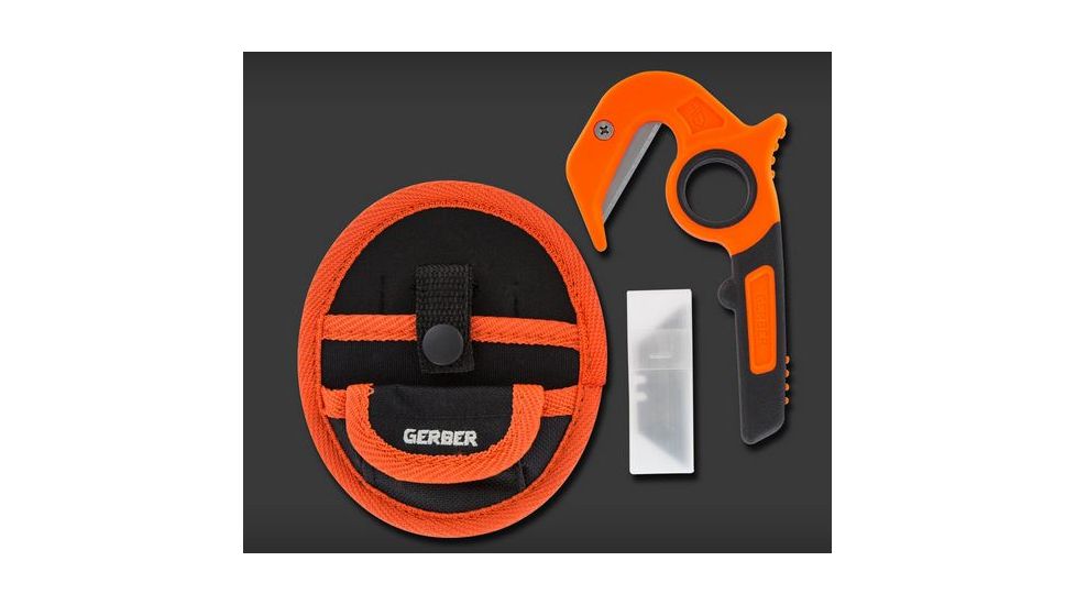 Gerber Vital Zip Knife, Black/Orange Handle GE31-002745