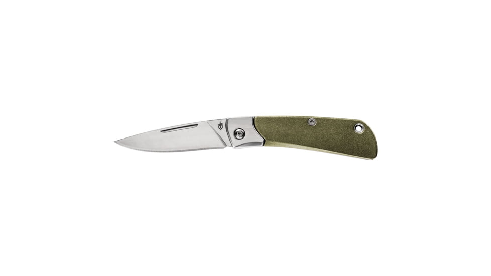 Gerber Wingtip 2.5in Assisted Opening Folding Knife, Green Handle, Green, 31-003720