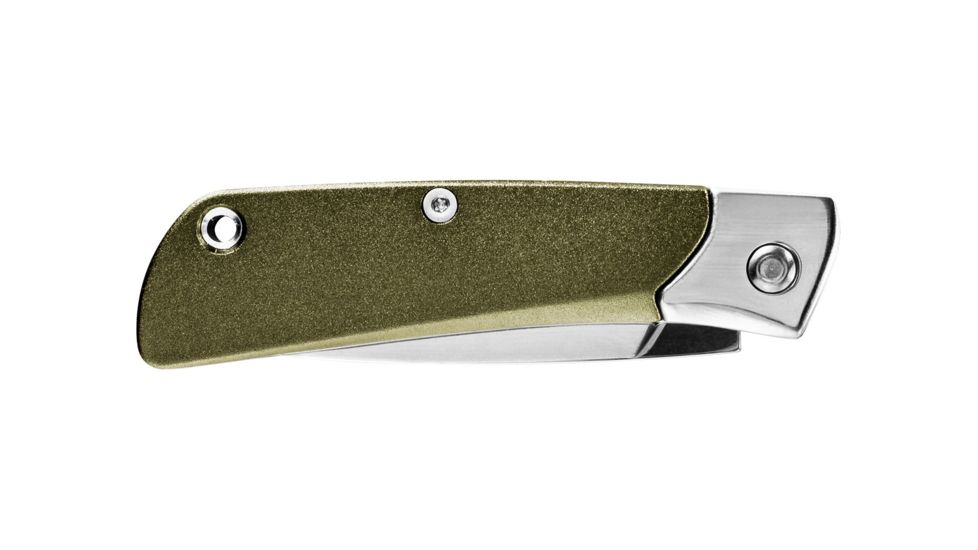 Gerber Wingtip Assisted Opening Folding Knife, 2.5in, 7CR Steel, Drop Point Blade, Green, 30-001701