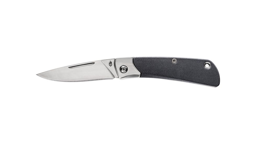 Gerber Wingtip Assisted Opening Folding Knife, 2.5in, 7CR Steel, Drop Point Blade, Grey, 30-001700