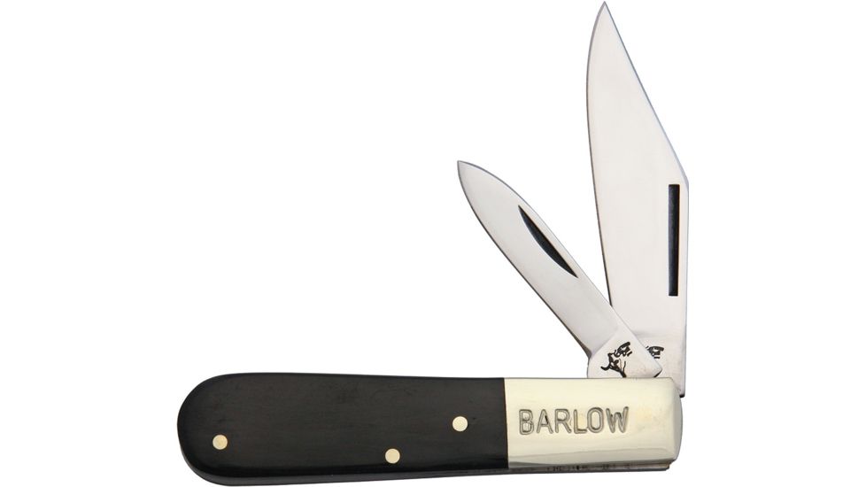 German Bull Barlow Buffalo Horn Folding Knife,Stainless Steel,Clip and Pen,Buffalo Horn Handle GB114BH