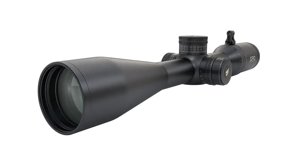 German Precision Optics Centuri 2.5-15x50mm 30mm Tube Rifle Scope, Second Focal Plane, G4i Capped Reticle, Black, RCX637