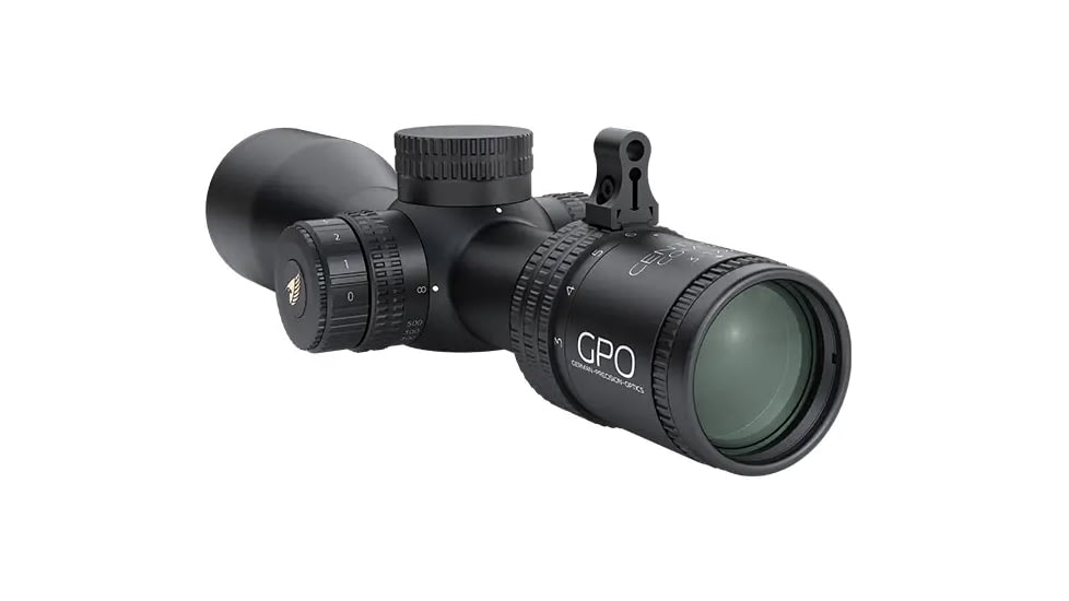 German Precision Optics Centuri Compact 3-12x44mm 30mm Tube Rifle Scope, Second Focal Plane, G4i, Black, RC420