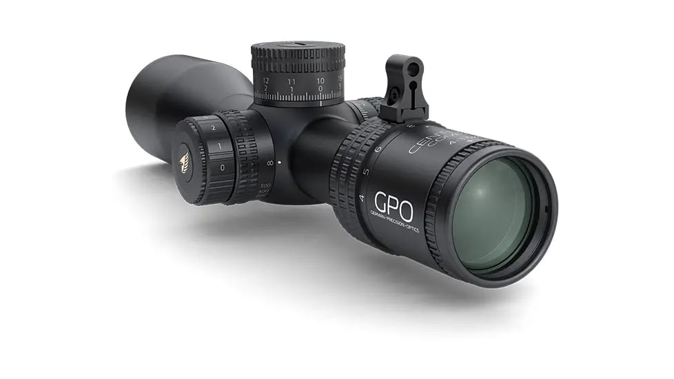 German Precision Optics Centuri Compact 4-16x44mm 30mm Rifle Scope, First Focal Plane, MIL-FFP, Black, RC450