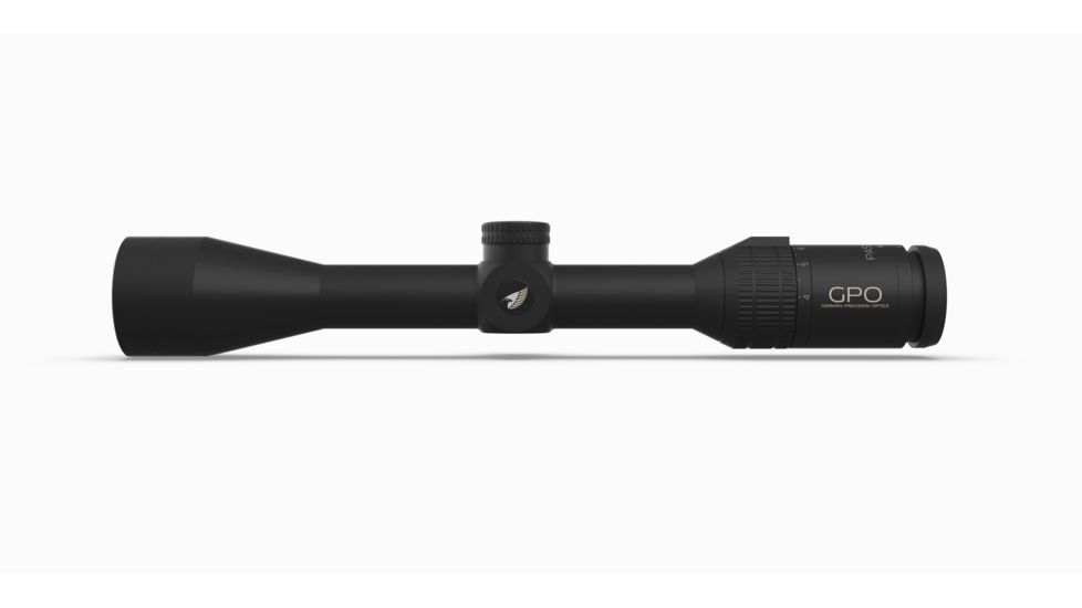 German Precision Optics GPO PASSION 3X 4-12x42 Rifle Scope, Plex Reticle, Black Matte R350