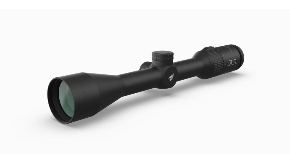 German Precision Optics GPO PASSION 3X 4-12x42 Rifle Scope, Plex Reticle, Black Matte R350