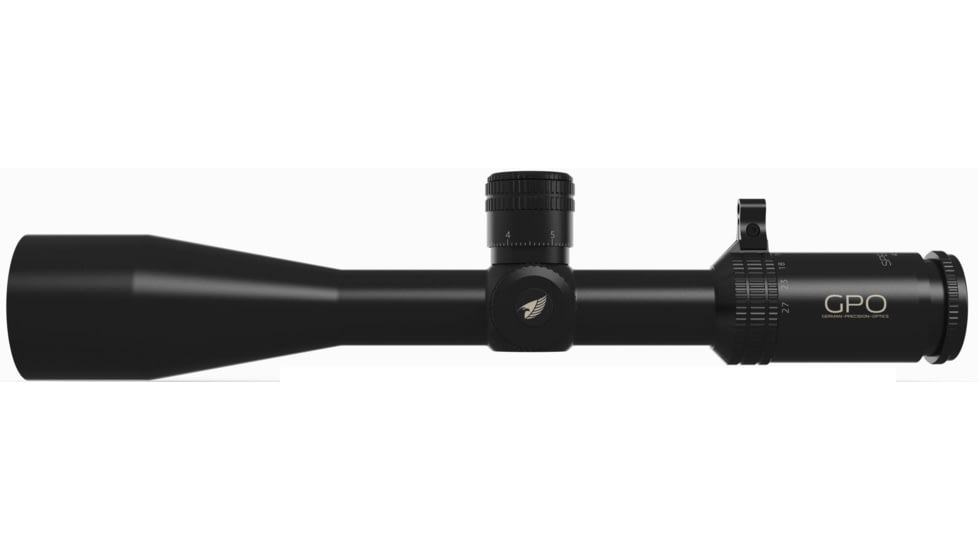 German Precision Optics GPOTAC 6x Rifle Scope, 4.5-27x50i, 34mm Tube, First Focal Plane, LRi Pro reticle, Black, RS670