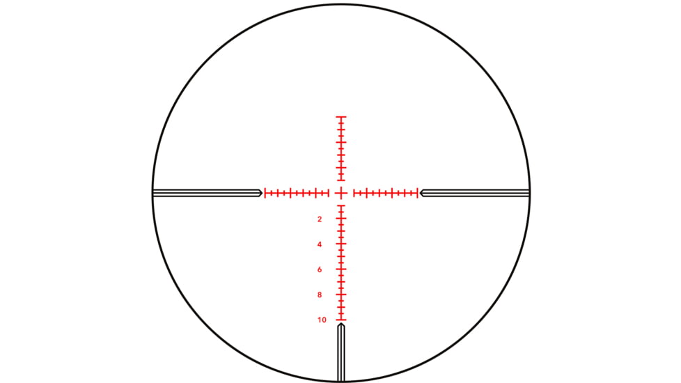 German Precision Optics GPOTAC 6x Rifle Scope, 4.5-27x50i, 34mm Tube, First Focal Plane, LRi Pro reticle, Black, RS670