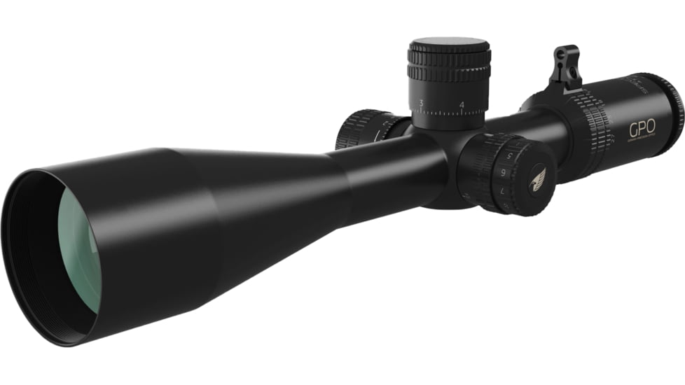 German Precision Optics GPOTAC 6x Rifle Scope, 4.5-27x50i, 34mm Tube, First Focal Plane, LRi Pro reticle, Black, RS670