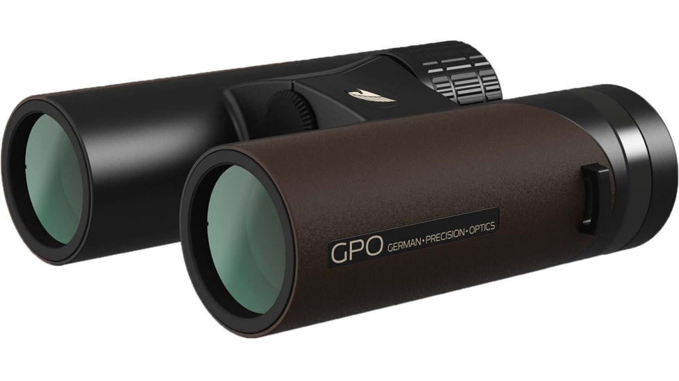 German Precision Optics PASSION ED 8x32mm Schmidt-Pechan Prism Binocular, Rubber Armor, Dark Brown Earth, B303