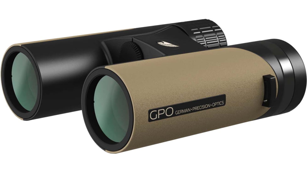 German Precision Optics PASSION ED 8x32mm Schmidt-Pechan Prism Binocular, Rubber Armor, Desert Sand, B302