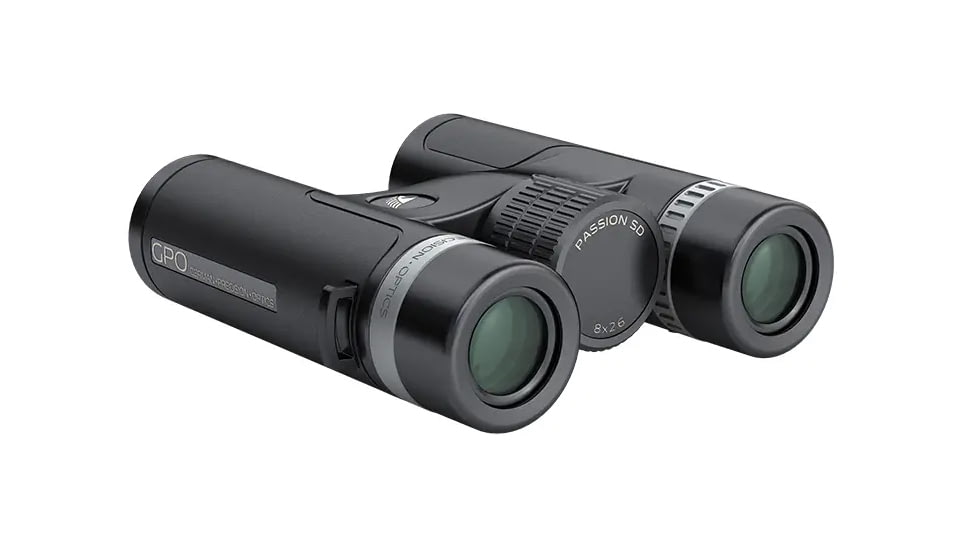 German Precision Optics Passion SD 8x26mm Schmidt-Pechan Prism Binocular, Black/Silver, B200