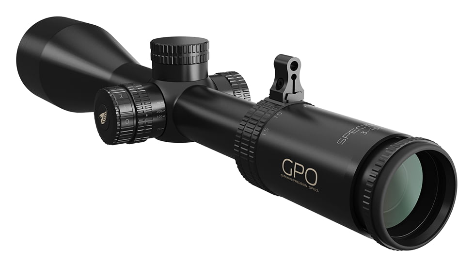 German Precision Optics SPECTRA 5x Rifle Scope, 3-15x56i, 30mm Tube, G4i reticle, Black, RS560