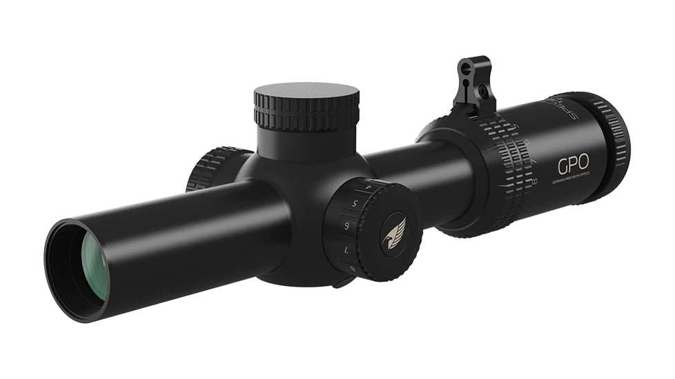 German Precision Optics SPECTRA 8x Rifle Scope, 1-8x24i, 30mm Tube, G4i reticle, Black, RS800