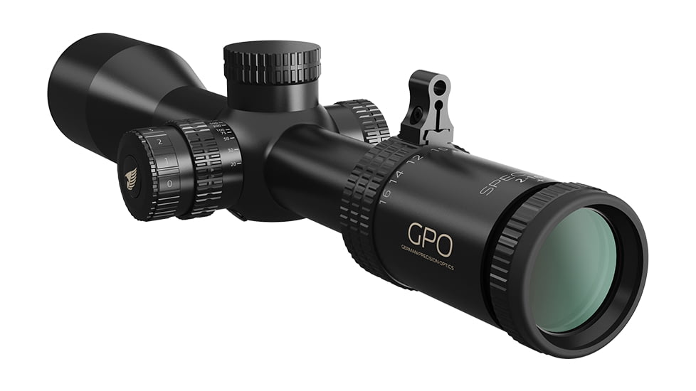 German Precision Optics SPECTRA 8x Rifle Scope, 2-16x44i, 30mm Tube, BRi reticle, Black, RS821