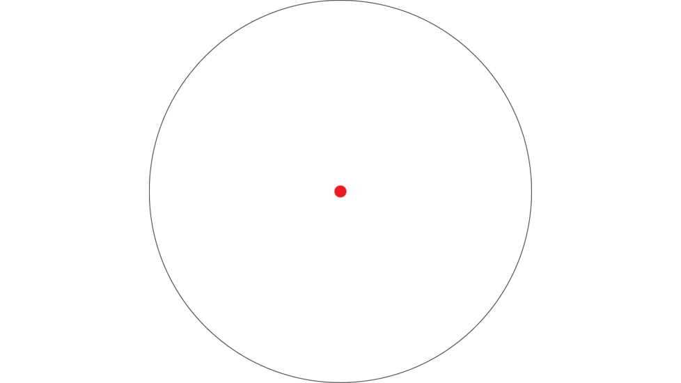 German Precision Optics SPECTRA Dot Sight 3 MOA Red Dot Reicle, Black, RS150