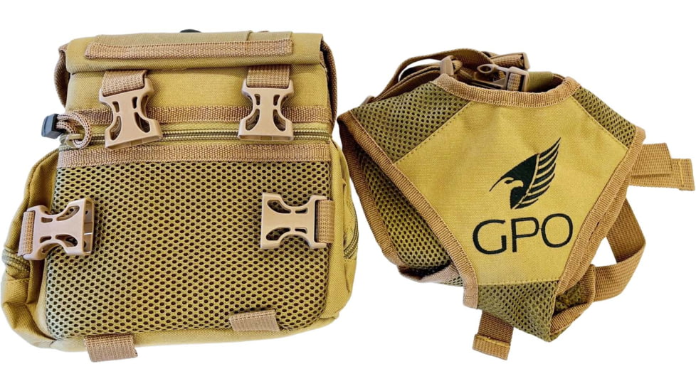 German Precision Optics GPO Ultra Binocular Harness, Brown, 7x7x4, A112