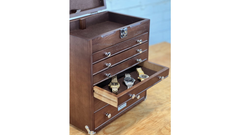 Gerstner 6-Drawer Collector's Chest Oak, GERT16D