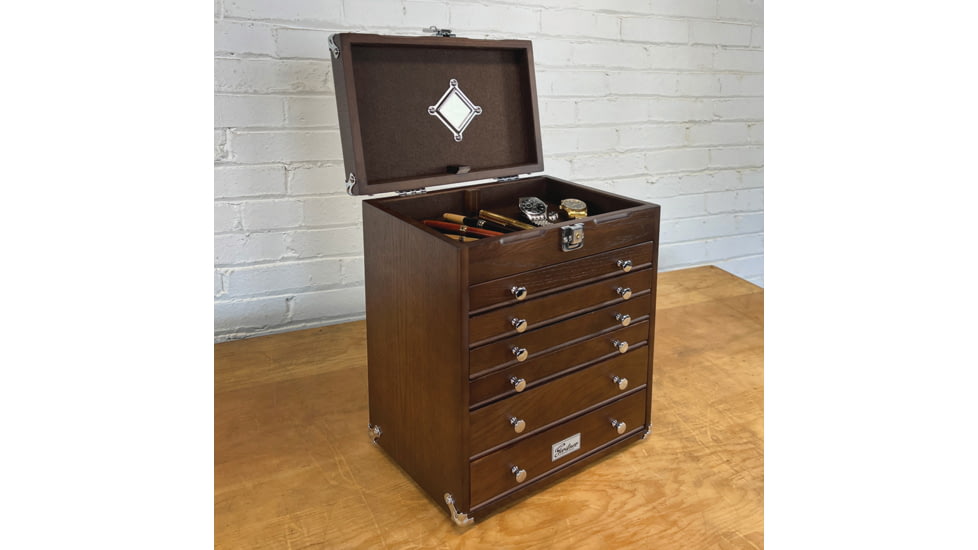Gerstner 6-Drawer Collector's Chest Oak, GERT16D