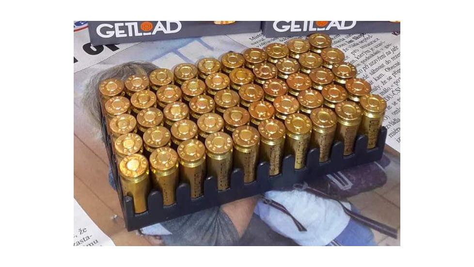GetLoad 9mm Luger 124 grain Total Metal Jacket Brass Cased Centerfire Pistol Ammo, 100 Rounds, GETL9MMB