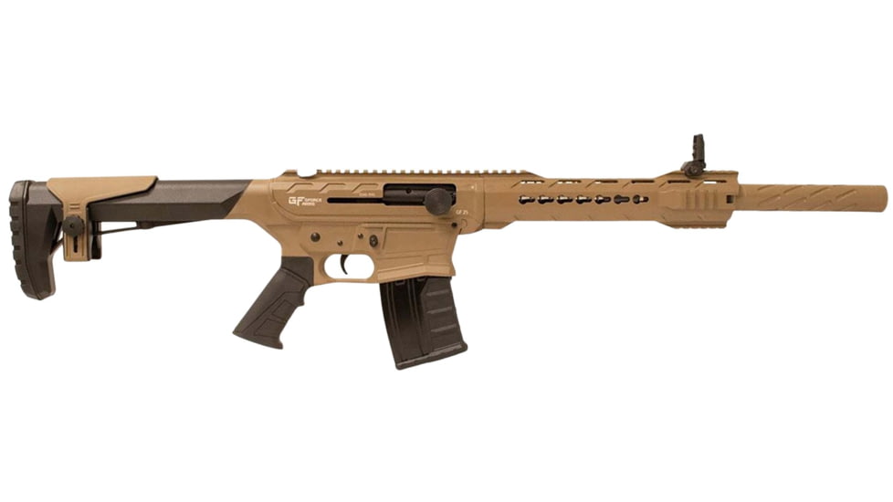 GForce Arms GF25 Shotgun, 12 Gauge, 18.5 inch barrel, 5 Round Capacity, GF2512FDE-FRRMPG