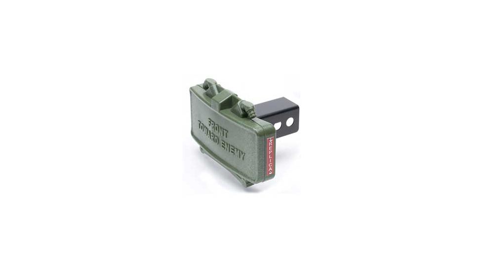 GG&amp;G 2 Inch Reciever Hitch Cover, Green, GGG1387