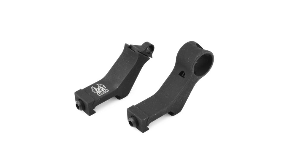 GG&amp;G Tansition Offset Fixed Front and Rear Sight, Black, GGG-1588