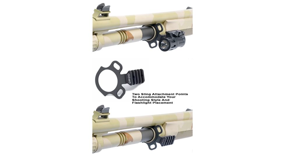 GG&amp;G Benelli M4 Sling and Flashlight Combo Mount, Black GGG-1689